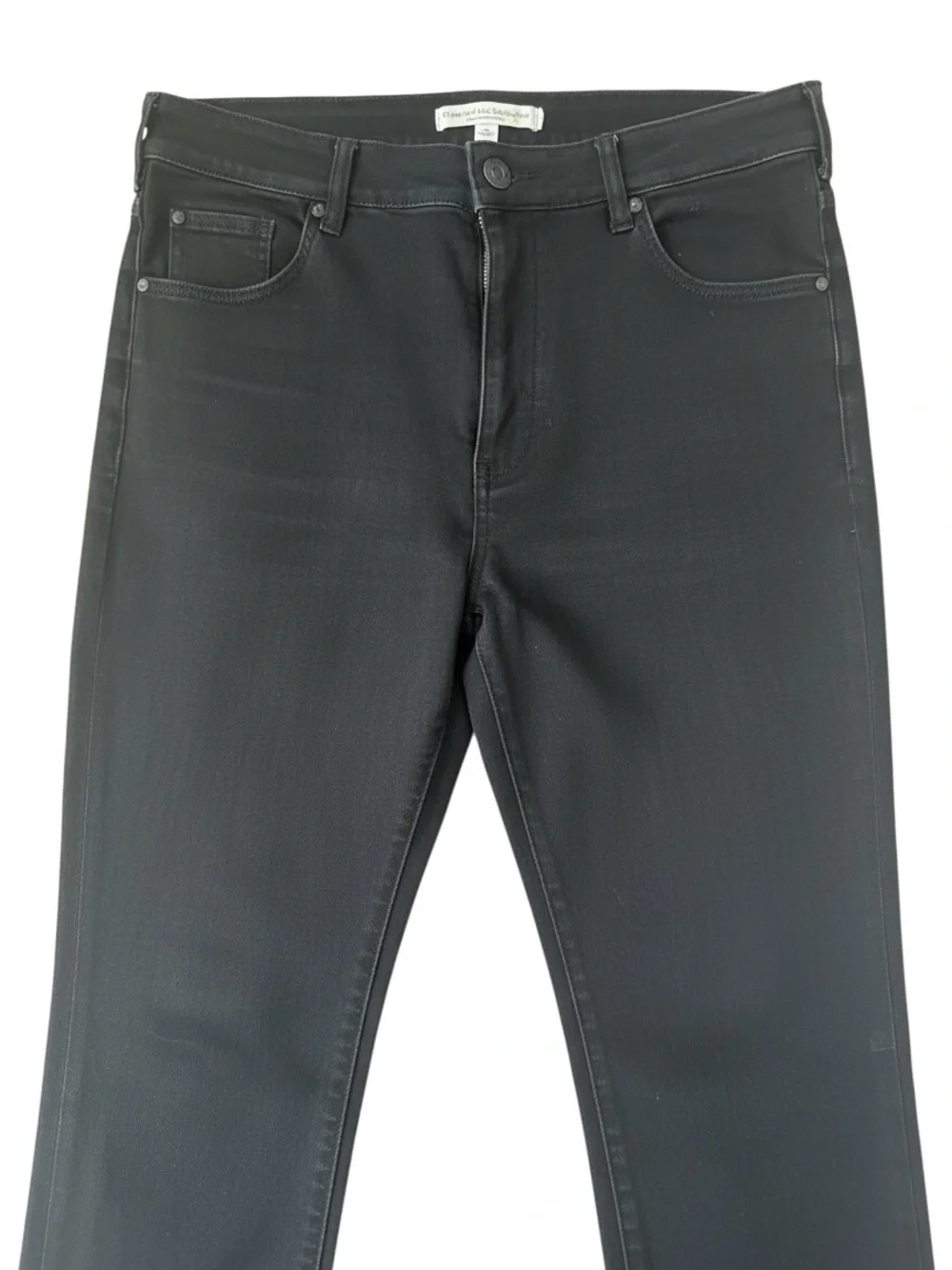 Pilcro and the Letterpress Black Boot Cut Jeans